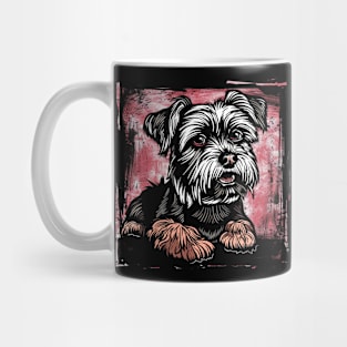 Retro Art Yorkshire Terrier Dog Lover Mug